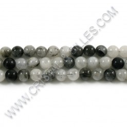 Quartz rutilated black 06mm...