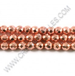 Hematite synt. Rose gold...