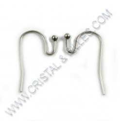 Earring hook 20x11mm,...