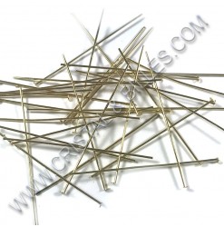 Headpin 25mm x .7mm gold