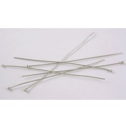 Ball headpin 50mm x .5mm gold