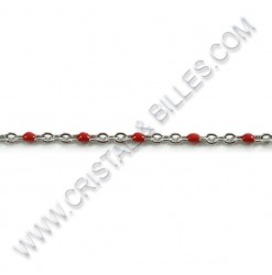 Fantaisie rouge 2.0mm, Inox...