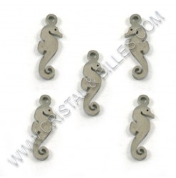 Breloque hippocampe 15x5mm,...