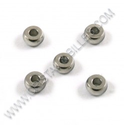 Bead 4x2mm, Stainless 304 -...