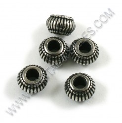 Bead 10x7mm, Stainless 304...