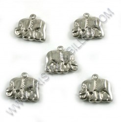 Charm elephant 15x13mm,...