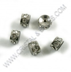 Spacer rhinestone 8x5mm,...