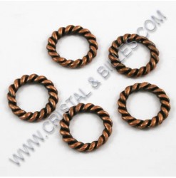 Twisted ring 19mm, Antique...