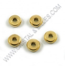 Beads 8x2.5mm, Stainless...