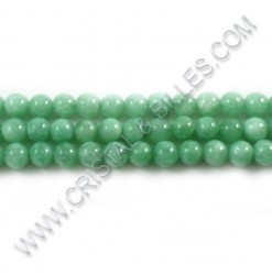 Jade Myanmar vert, 06mm -...