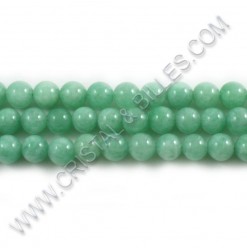 Jade Myanmar green, 08mm -...