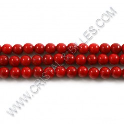 Jade Mashan Red, 06mm - Qty...