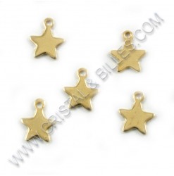 Charm star 10x9mm, Inox...