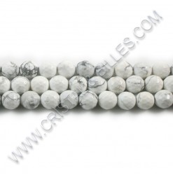 Howlite faceted 06mm -...