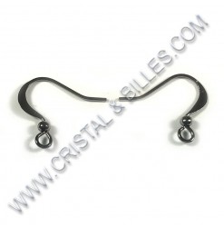 Earwire fishhook, flat with...