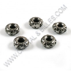 Beads 9x4mm, Stainless 304...