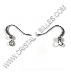 Earwire fishhook, flat with...