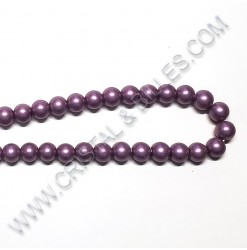 Glass pearl Purple antique...