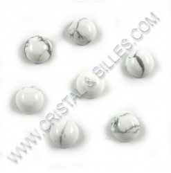 Cabochon 10mm Howlite -...