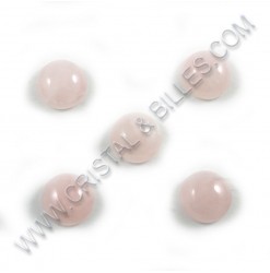 Cabochon 10mm Quartz rose -...