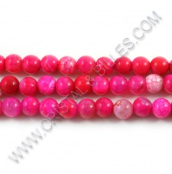 Agate pink, 08mm -...