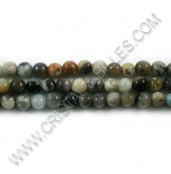 Amazonite black, 06mm -...