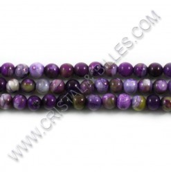 Agate crackle purple, 06mm...