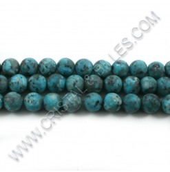 Jasper sesame bleu, 08mm -...