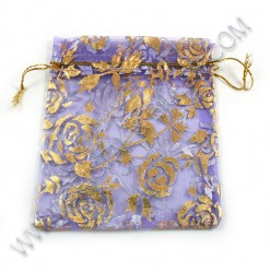 Organza 10X12cm, Purple -...