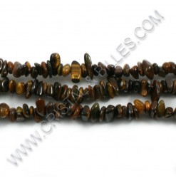 Tiger eye "chips", 5-8mm -...