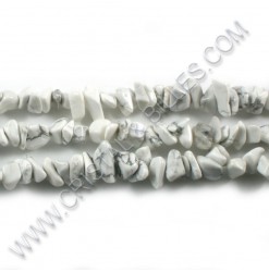 Howlite "chips", 5-7 /...