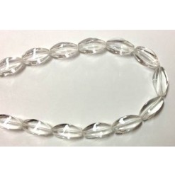 Glass twisted oval Crystal...