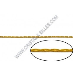 Chain snake 0.9mm, Gold