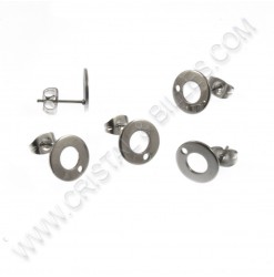 Earring stud 8.5x2mm,...