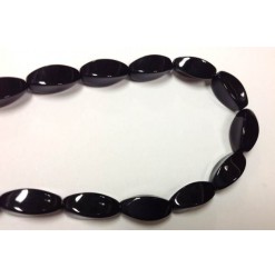 Glass twisted oval Black...