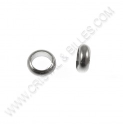 Beads 08x2.5mm, Stainless...