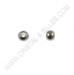 Bead 03 x 04mm, Stainless...