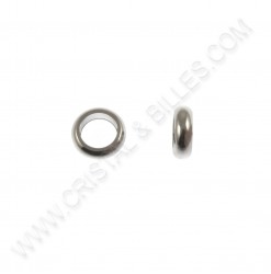 Beads 06 x 02mm, Stainless...