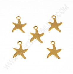 Charm starfish 12x9mm,...