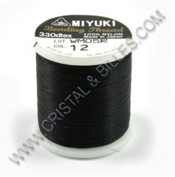 Fil 0.15mm x 50m, Noir -...