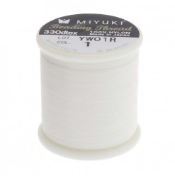 Fil 0.15mm x 50m, Blanc -...