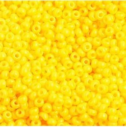 10/0 Jaune opaque - Qté : 25g