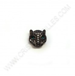 Metal bead Lion 11mm, Black...