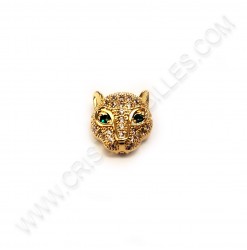 Metal bead Lion 11mm, Gold...