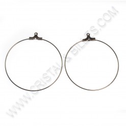 Ear hoop 45mm, Stainless -...