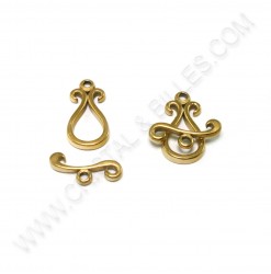 Clasp toggle 19x10mm, S/S...