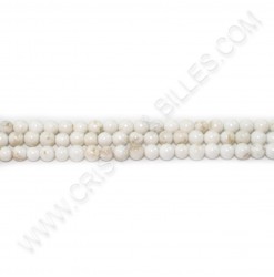 Howlite Cream, 04mm -...