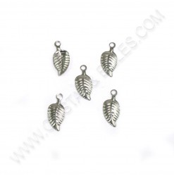 Charm leaf 14x6mm,...