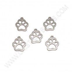 Charm dog paw 12x13mm,...