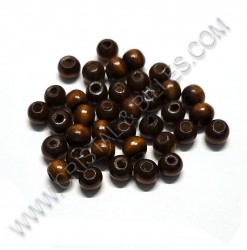 Wood medium brown, 8mm -...